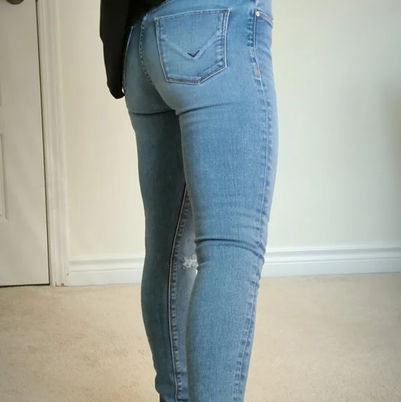 Hudson Skinny Ripped Jeans - Picture 5 of 7